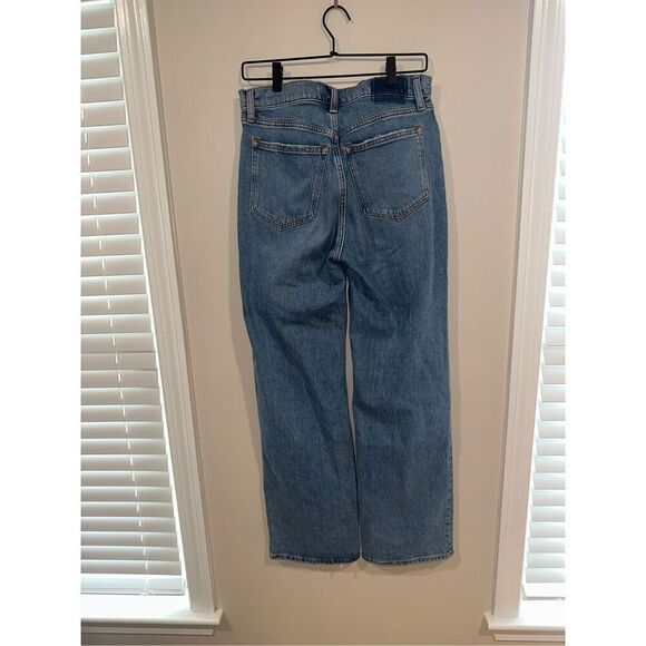 Abercrombie & Fitch 90's Relaxed High Rise Jean 6R Medium Wash - Picture 3 of 4